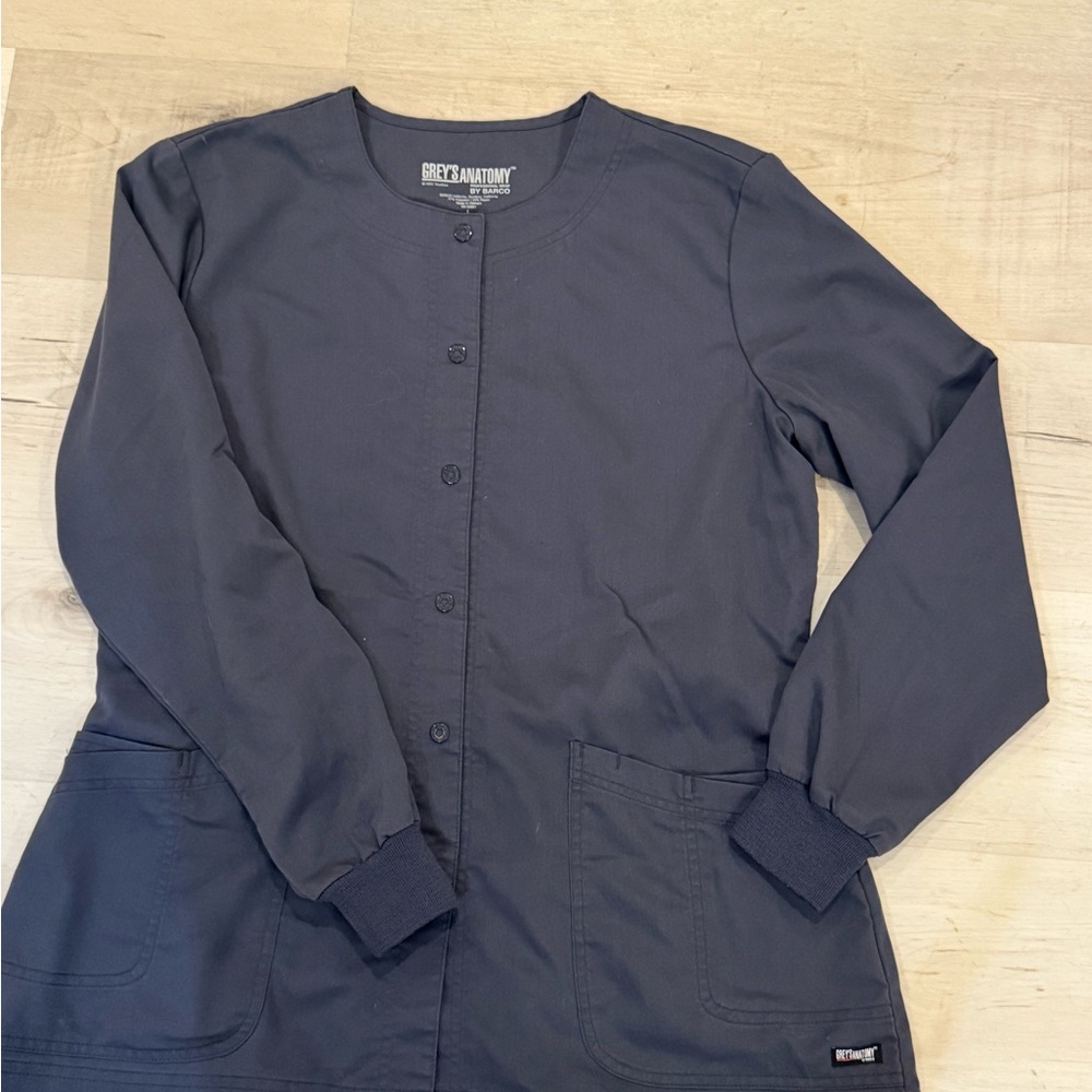 Grey Anatomy Gray scrub Jacket large